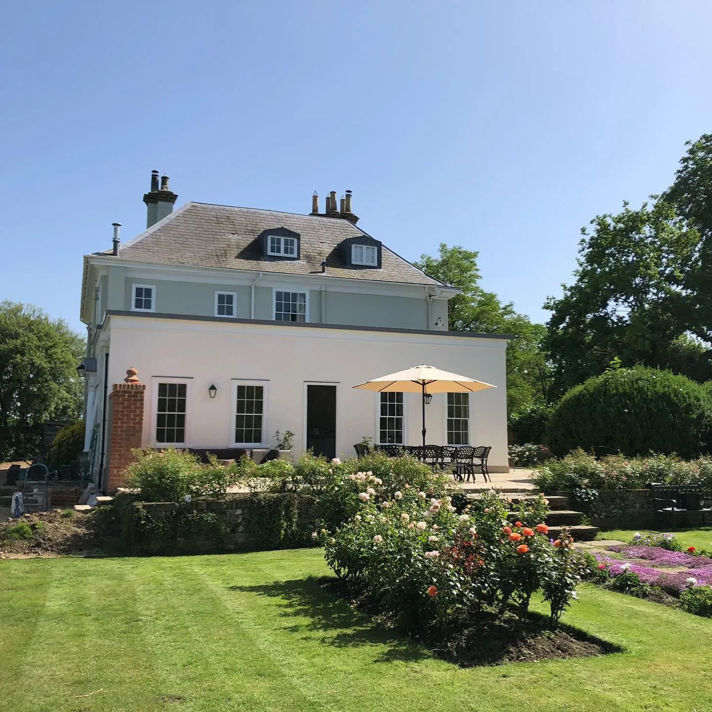 old country house in grounds
